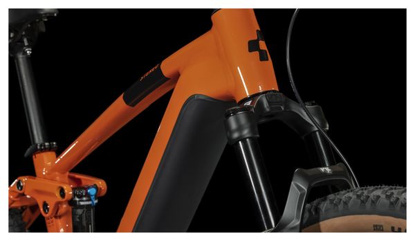 VTT Électrique Tout-Suspendu Cube Stereo Hybrid 120 Race 750 Shimano Deore XT 12V 750 Wh 29'' Orange Spark