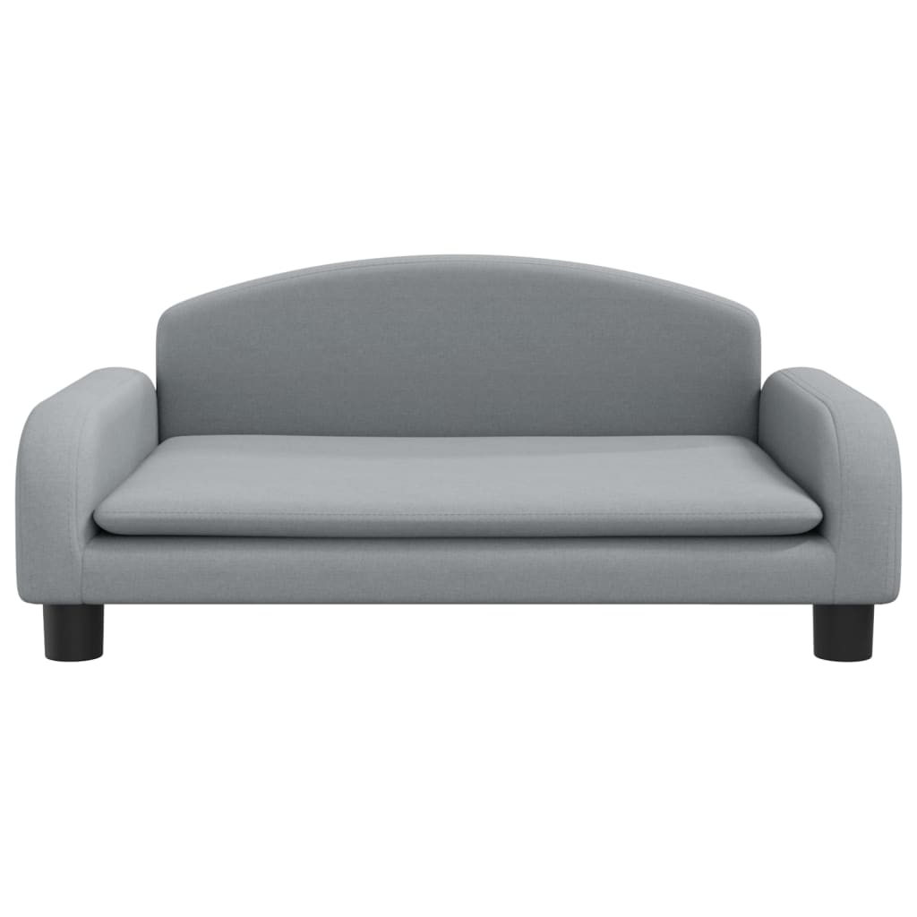 Cama para cães vidaXL em tecido cinza claro, 50x40x30 cm