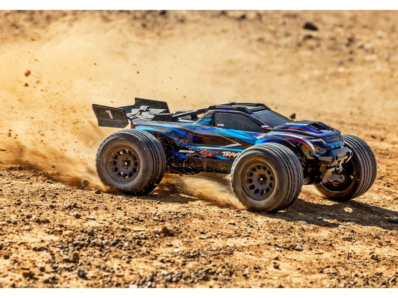 Traxxas Monster Truck Mini XRT RTR Blau Kompakter 1:16 Monster-Truck mit 3S Brushless-Power