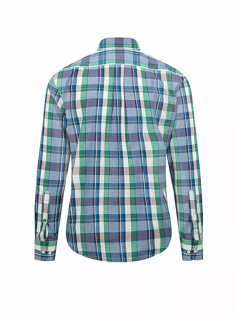 FYNCH HATTON Hemd Casual Fit grün