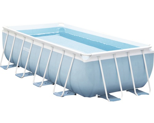 Marimex Frame Zwembad, Ø 400 cm, 200 x 400 x 100 cm, 6800 l, blauw, inclusief filtersysteem, aansluitslang, ladder.