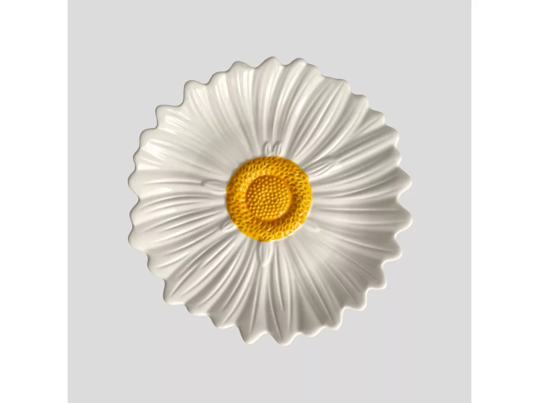 Plateau en Porcelaine Fine Blanc Moyen 24x24 cm
