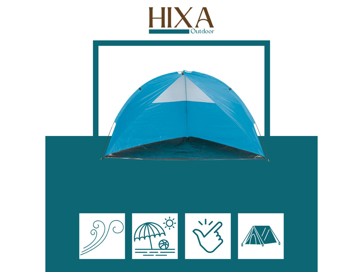 HIXA strand windscherm - Blue