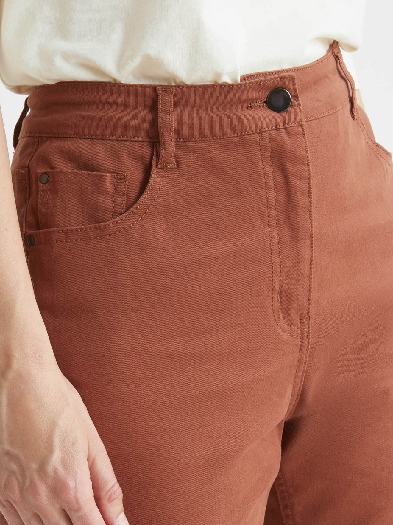 Pantalon 5 poches coupe droite