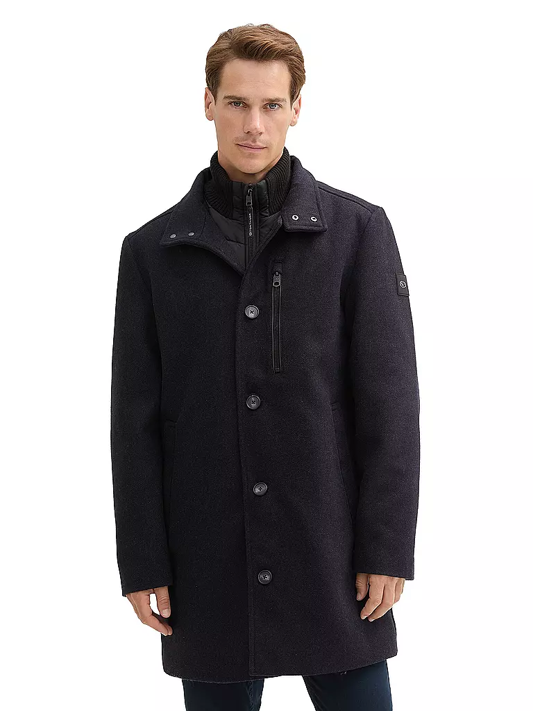TOM TAILOR Mantel dunkelblau