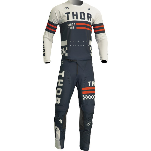 Thor Motocross - Maillot Pulse Combat Navy / Blanc