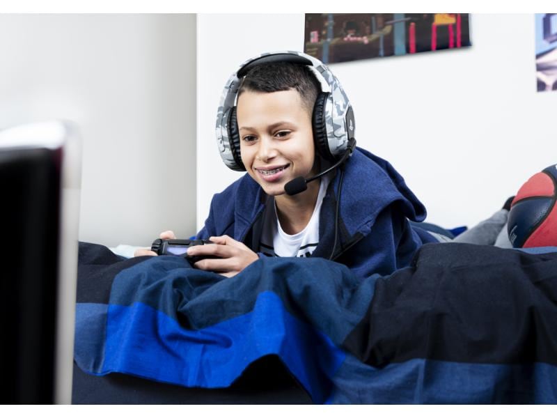 Trust Headset GXT 488 Forze-G PS4/PS5 Grau Gaming-Headset exklusiv für PS4 und PS5 mit einklappbarem Mikrofon und verstellbarem Kopfbügel