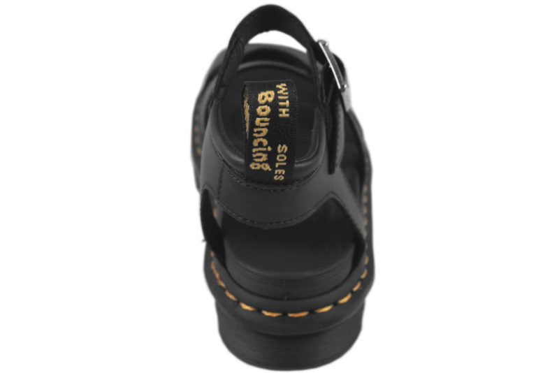 DR. MARTENS BLAIRE LET SORT GLAT SKIND SANDAL