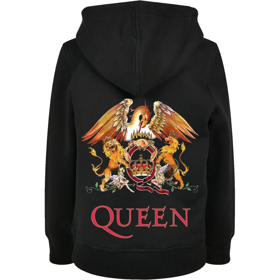 F4NT4STIC Basic Kids Hoodie Queen Classic Crest schwarz