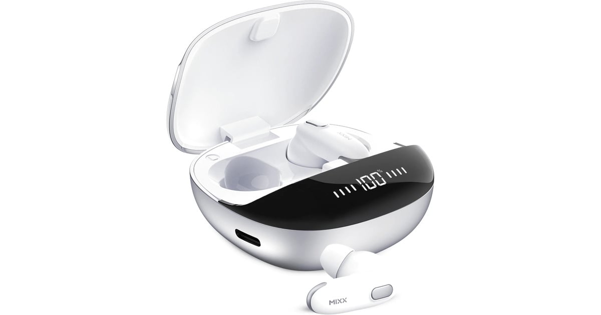 MIXXStreamBuds Mini Charge 2 True Wireless Earbuds in-ear oortjes  (Wit)