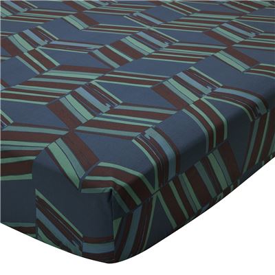 Linge de lit style chevrons - BECQUET CRÉATION