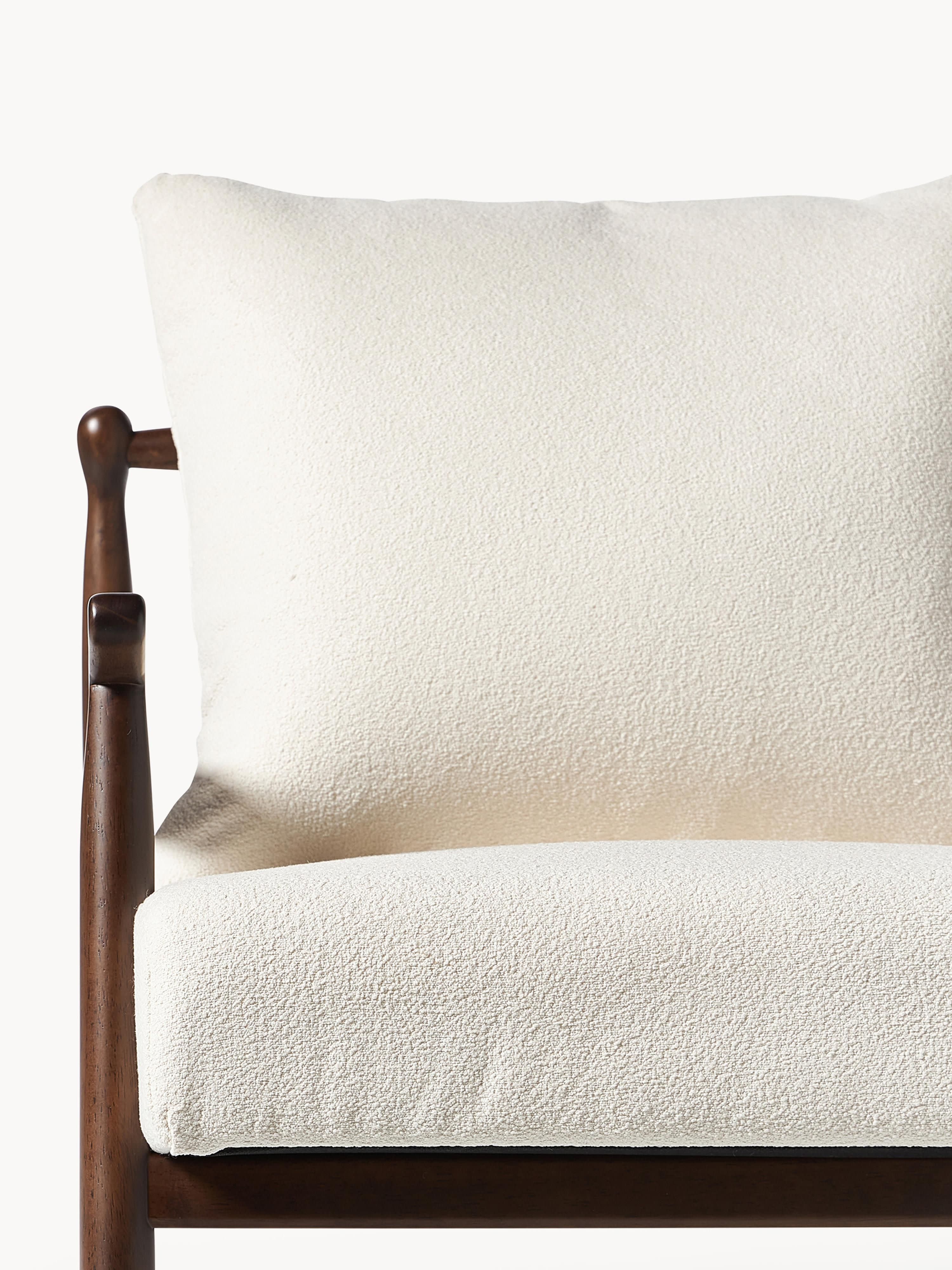 Bouclé loungefauteuil Mikkel