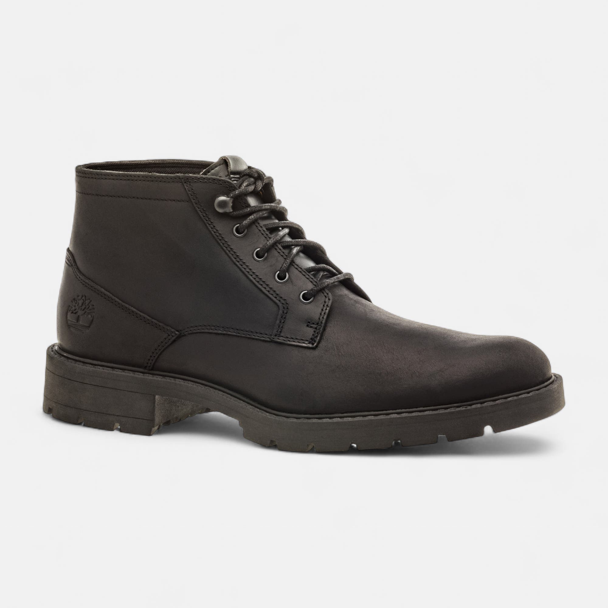 Bottines Homme en cuir noir