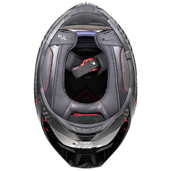 LS2 - Casque FF807 Dragon Carbon Carbone / Mat