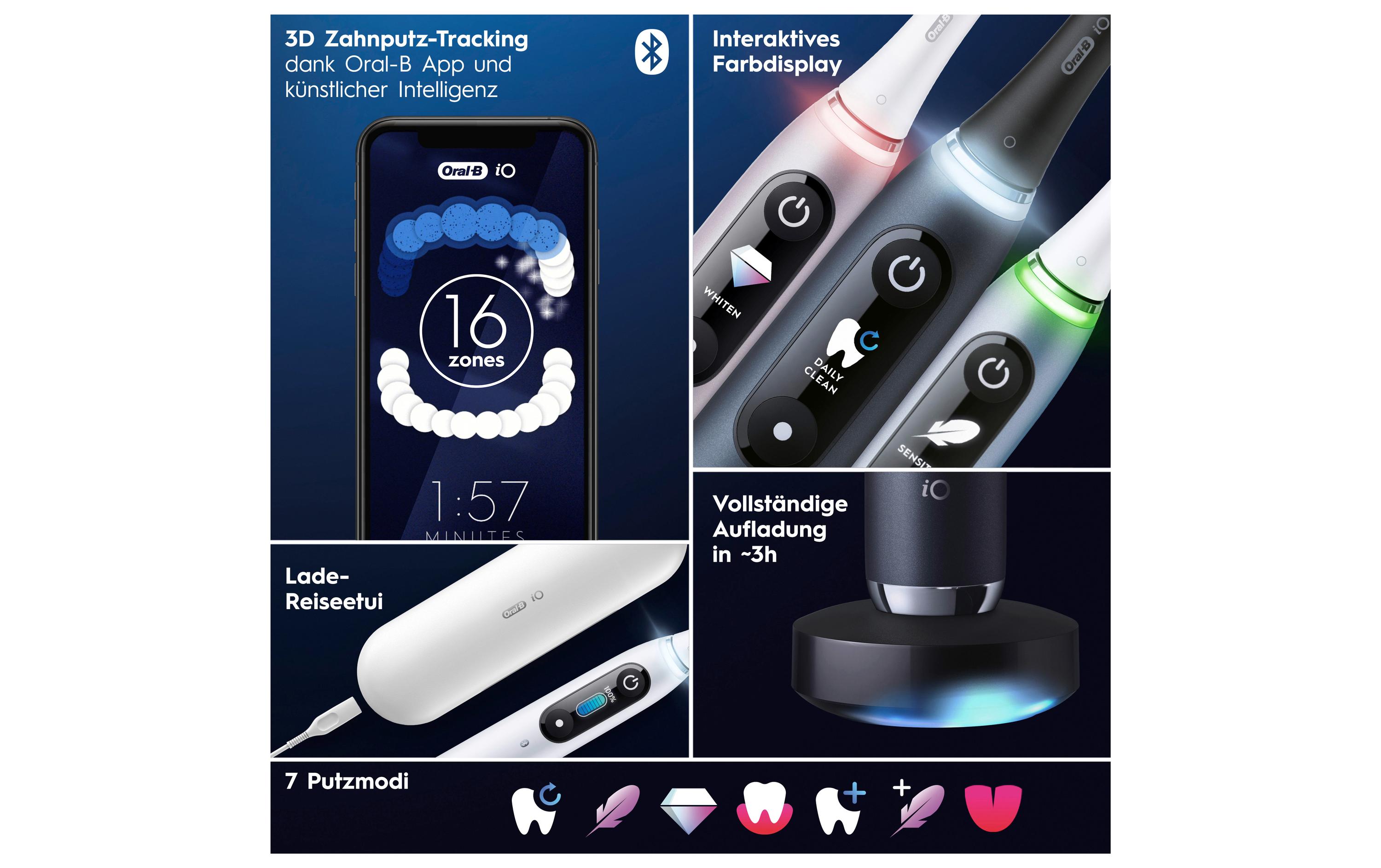 Rotationszahnbürste iO Series 9 Luxe Edition Aqua Marine<br>Elektrische Zahnbürste