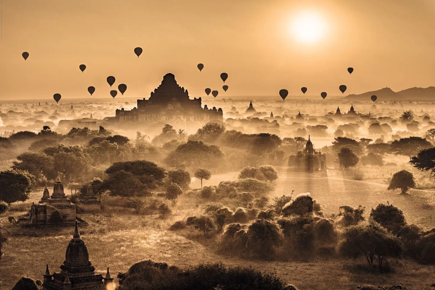 Poster Scenic Sunrise, 61 x 91 cm