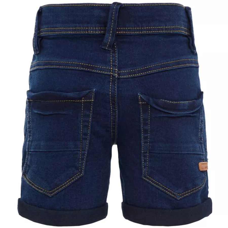 name it Boys Jeans Shorts Ryan dark blue denim