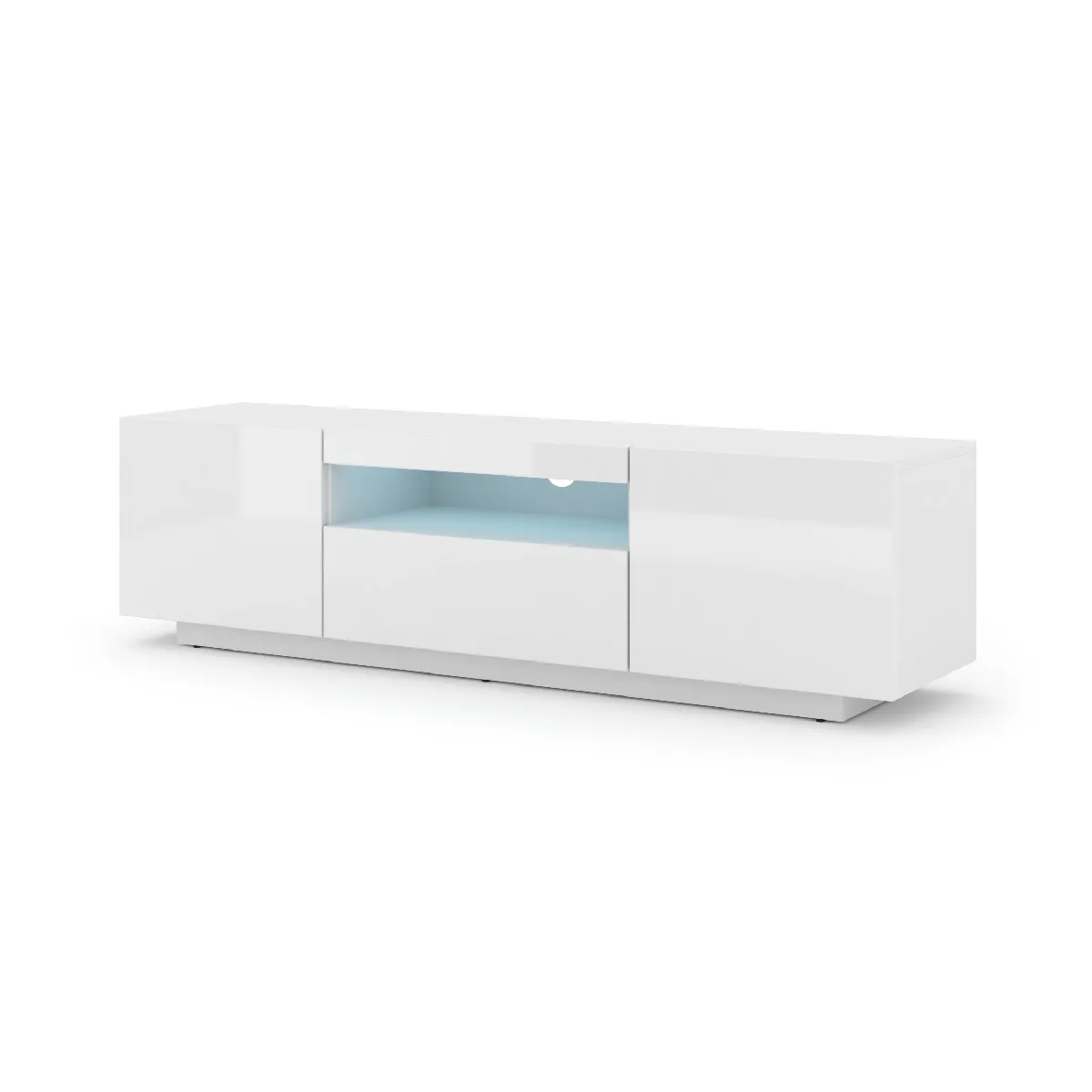 FURNLUX Table TV AURA - Blanc