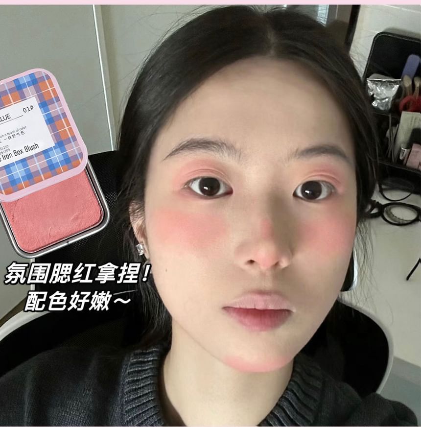 Art Value - Checkered Little Iron Box Blush - 4 kleuren