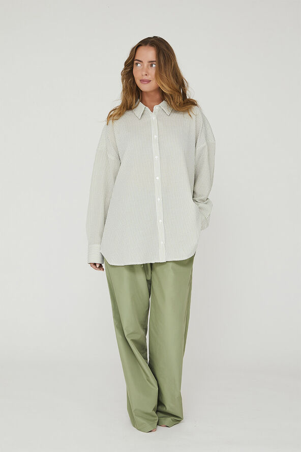 A-VIEW Sonja shirt Green/white