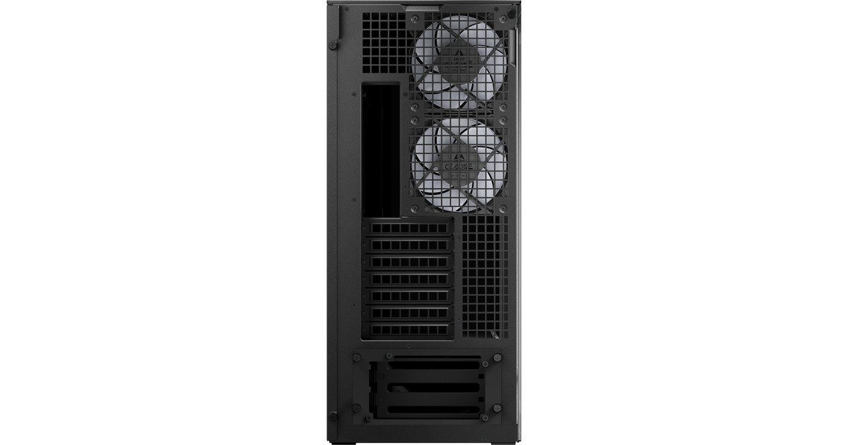 ARCTICXtender midi tower behuizing  (Zwart (mat) | 2x USB-A | 1x USB-C | RGB | Tempered Glass)