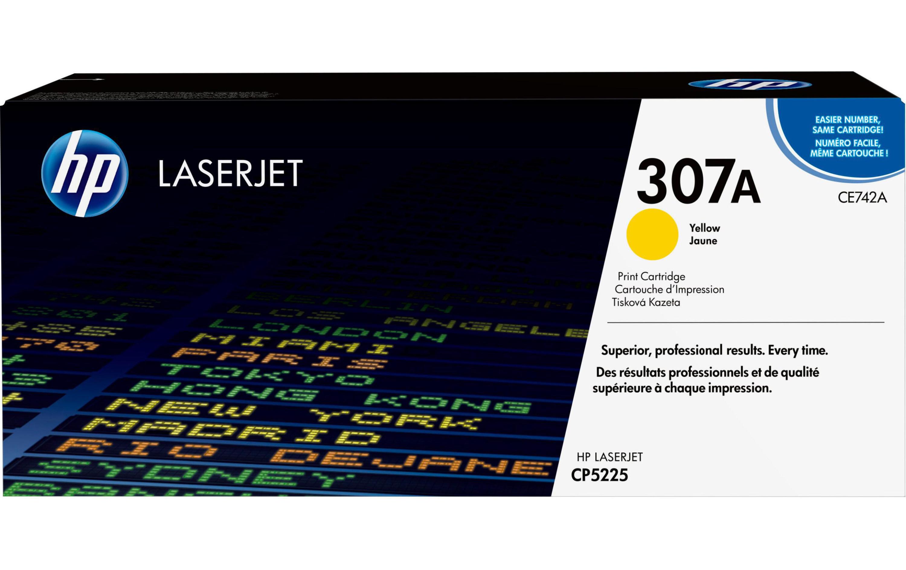 Toner Nr. 307A (CE742A) Yellow<br>Tonerkartusche