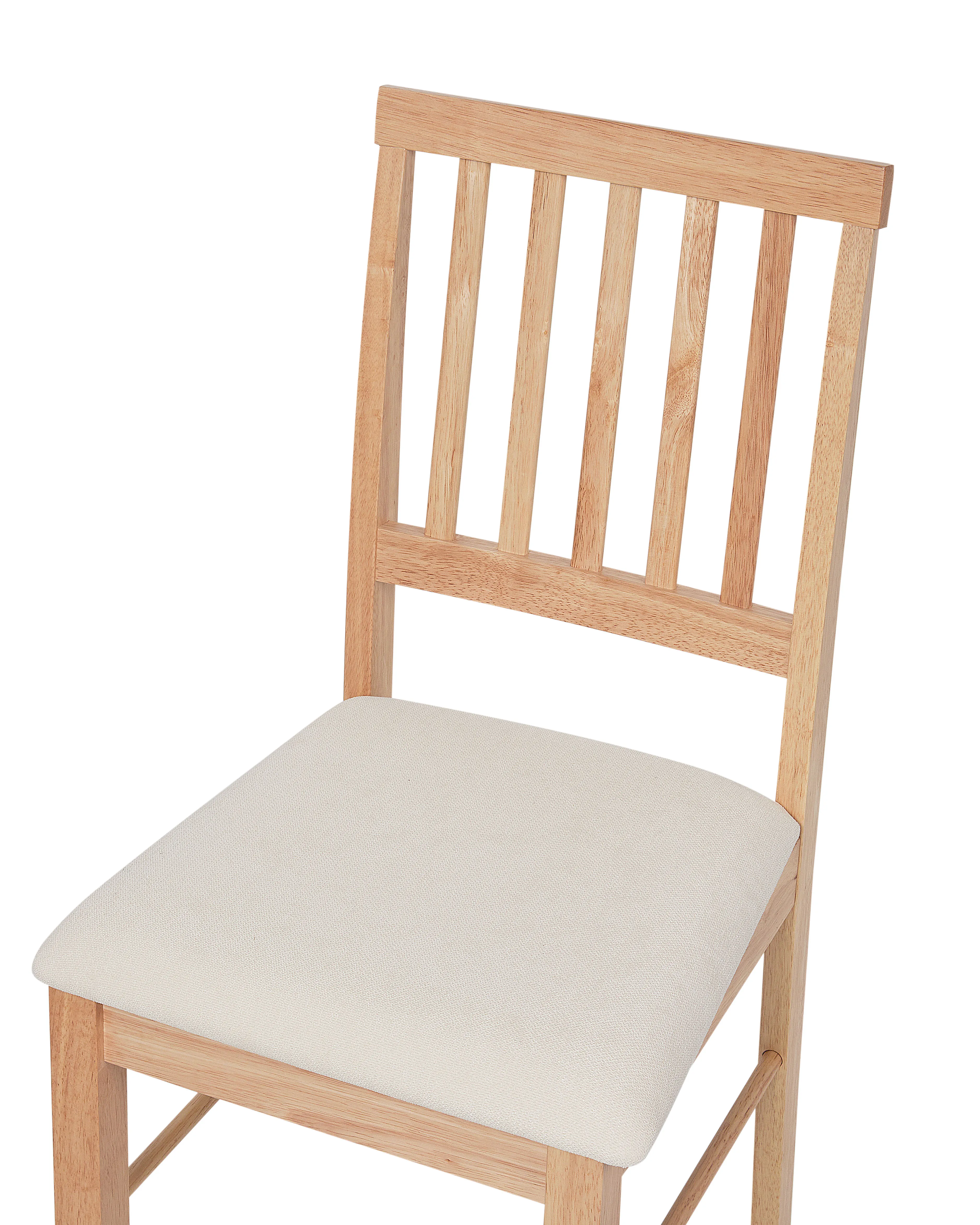 Set van 2 eetkamerstoelen ORONO Hout Lichtbruin