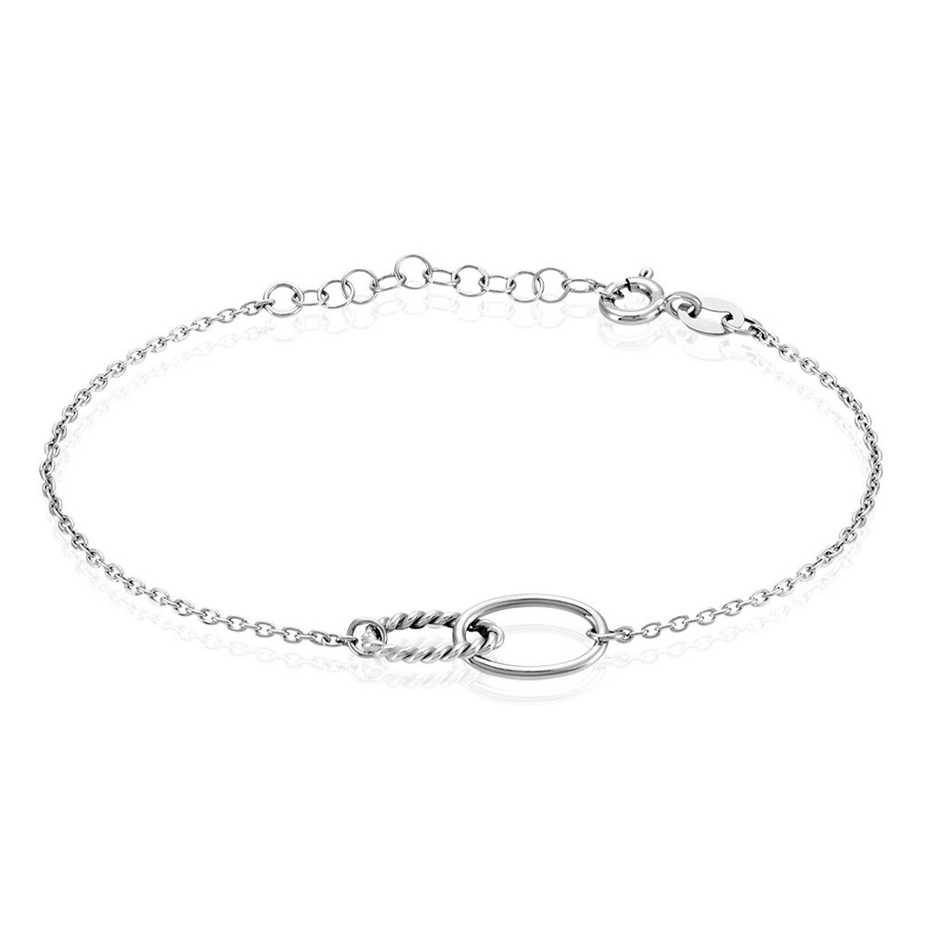 Bracelet Cherise Argent Blanc