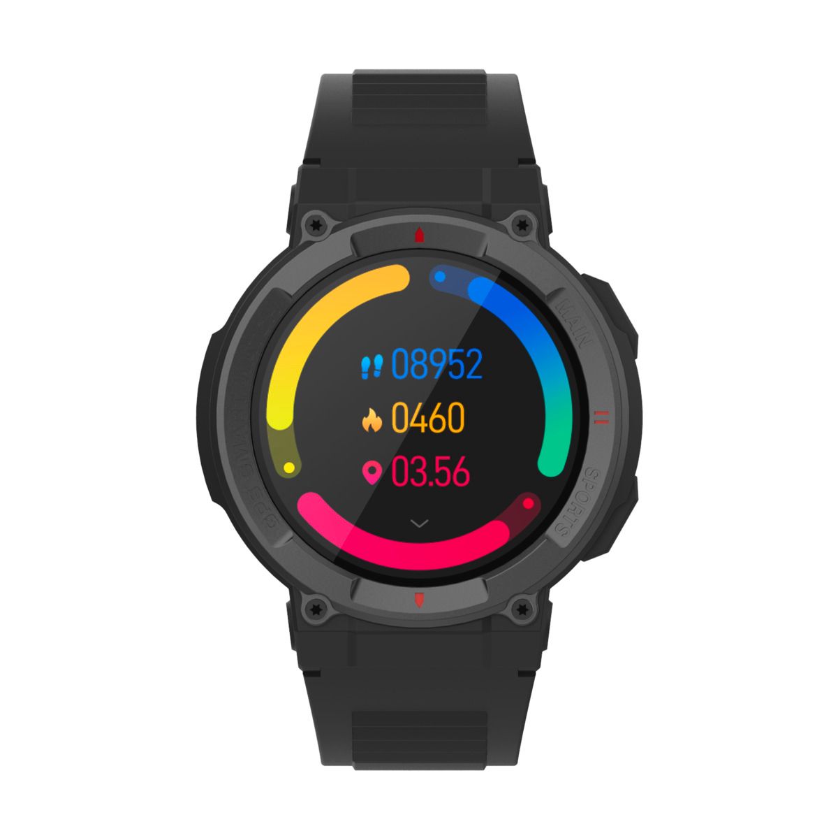 Denver Smartwatch mit GPS SWG-339 schwarz 2 Zoll Unisex Bluetooth Touchdisplay