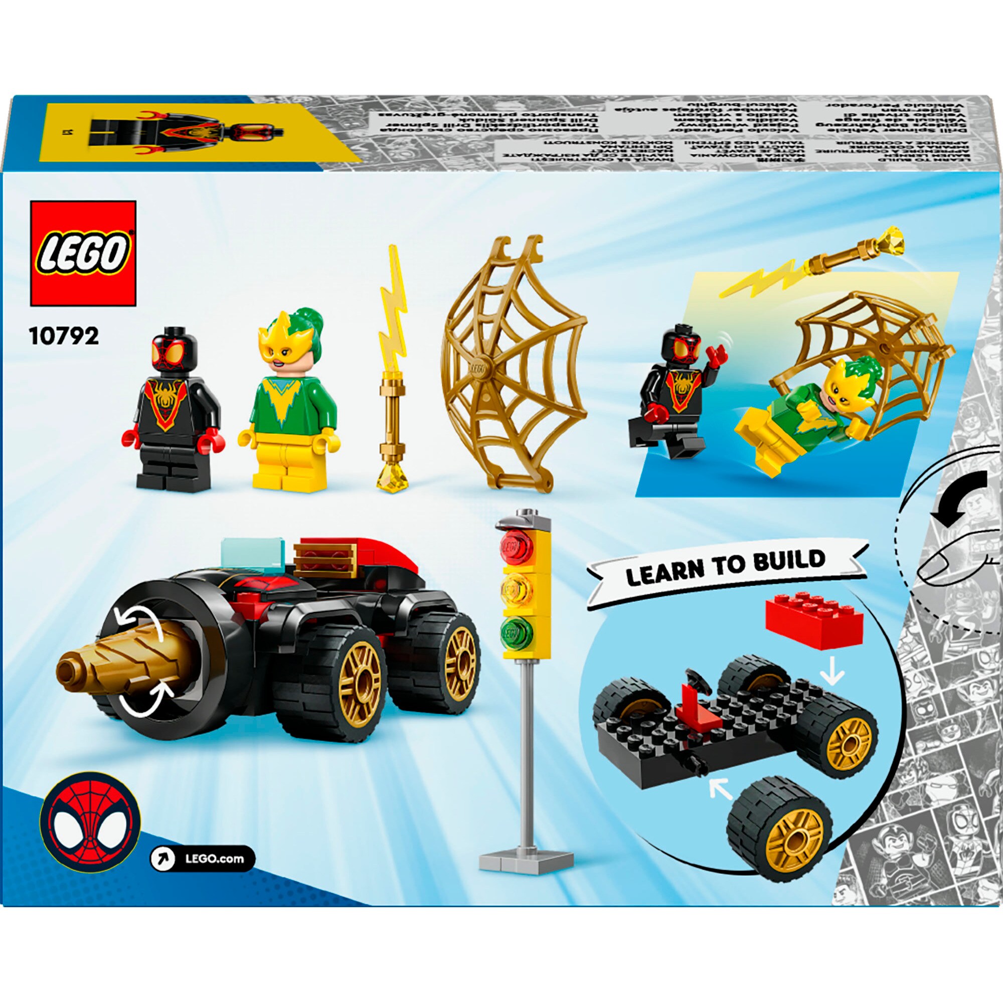 LEGO Konstruktionsspielzeug Marvel Spidey und seine Super-Freunde Spideys Bohrfahrzeug