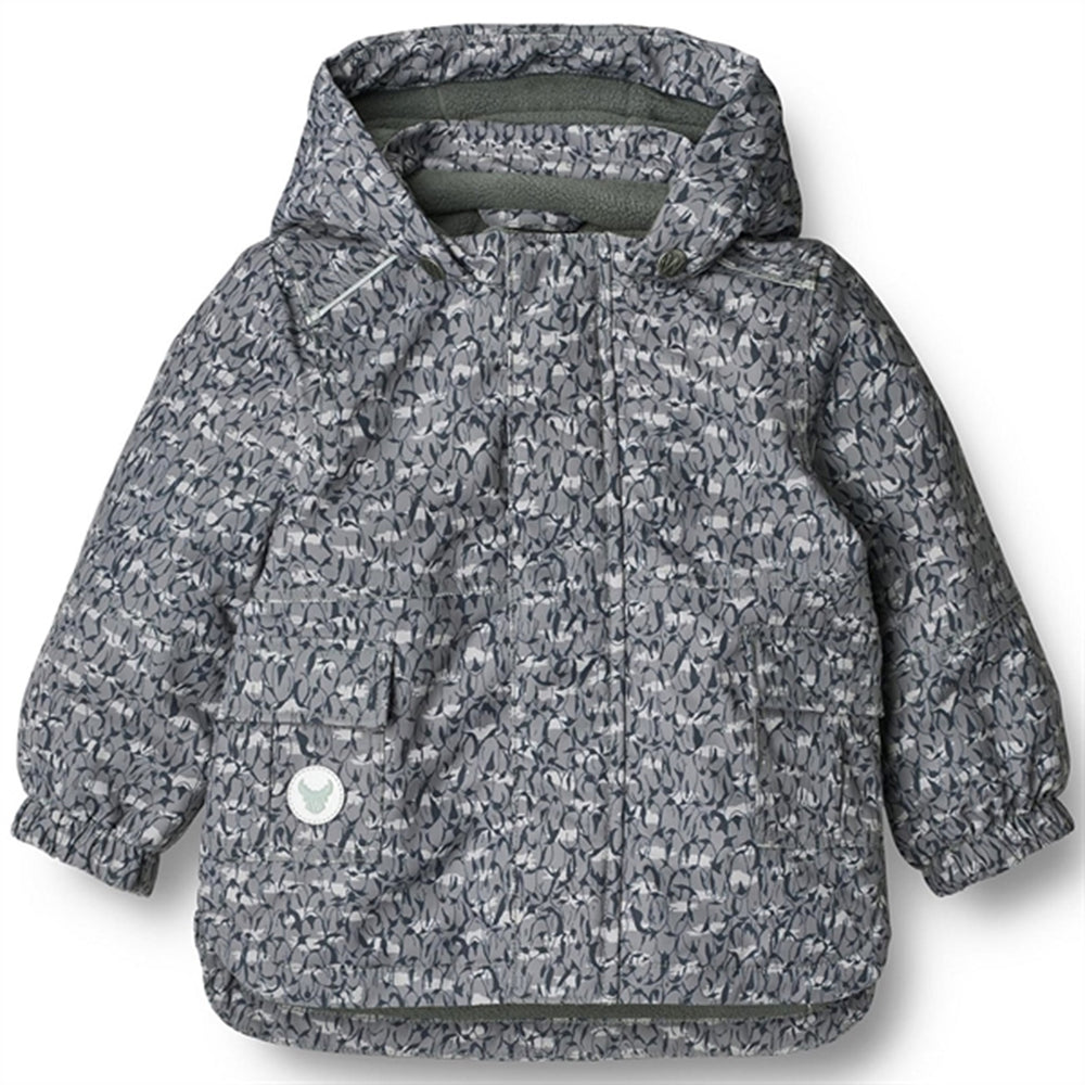 Jakke m. Fleece Johan Tech Autumn Sky Penguins