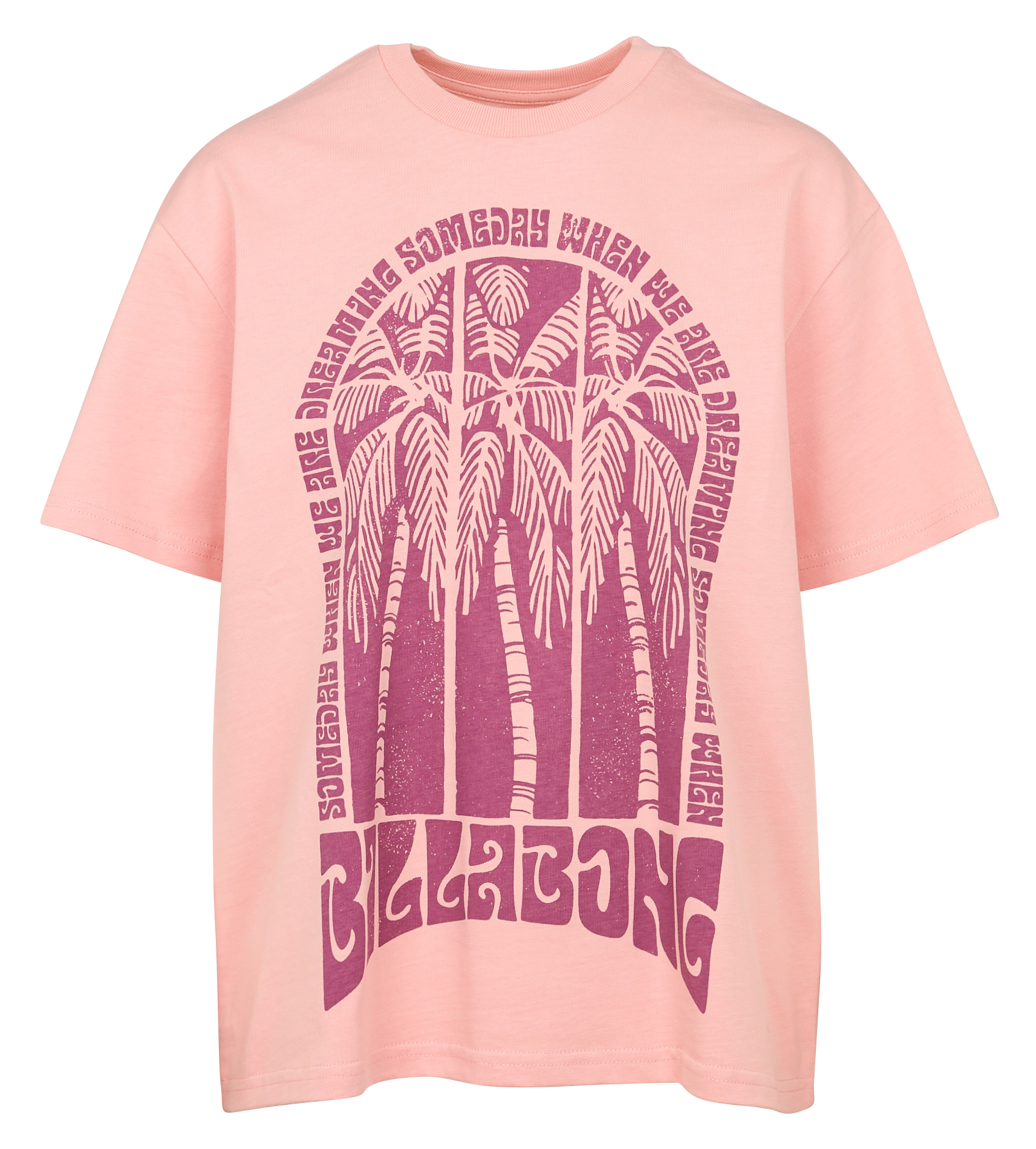 SOMEDAY DREAMS - Tee-shirt col rond en coton | Rose