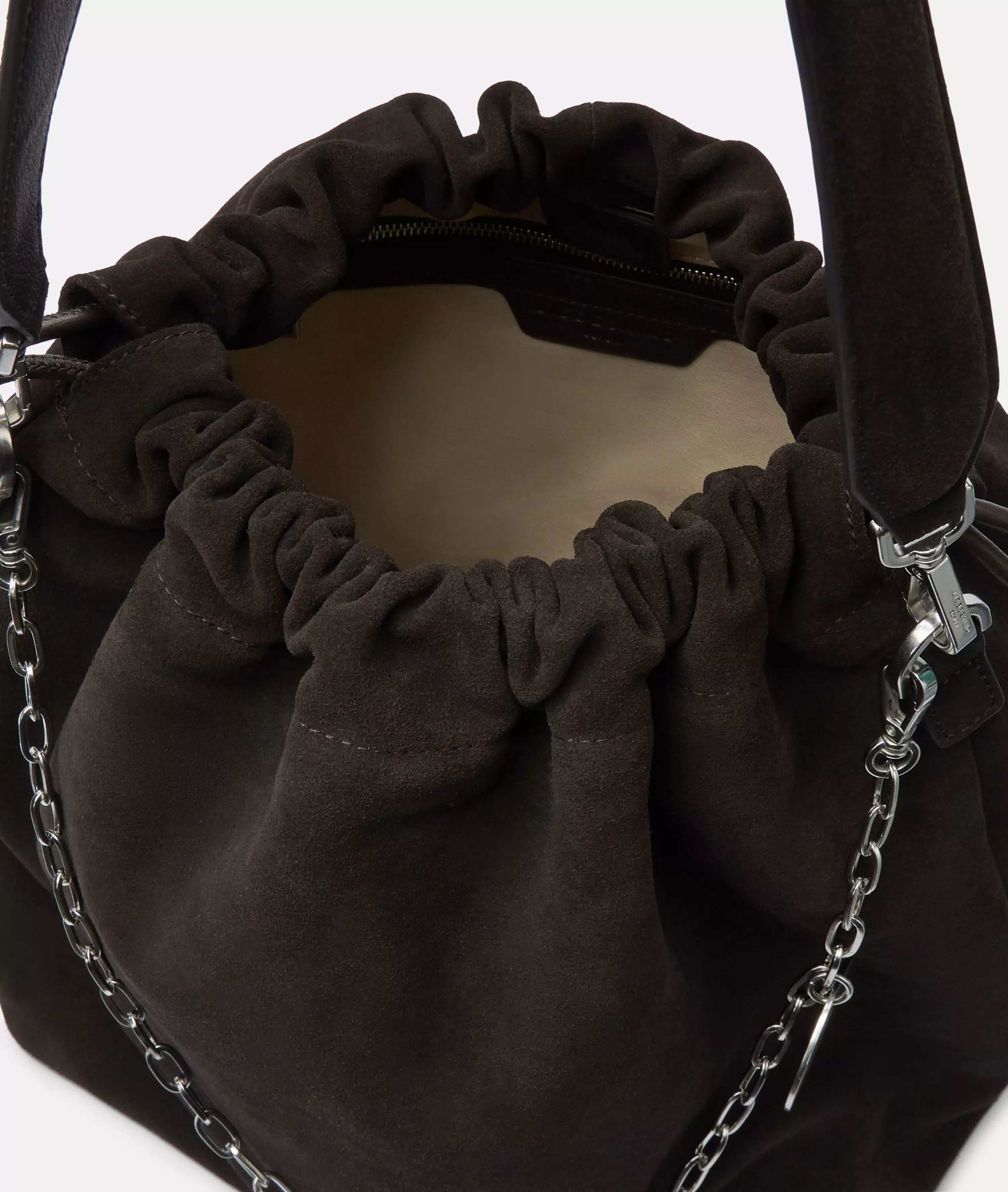 Lya II Hobo M Spacious pouch bag made from soft suede