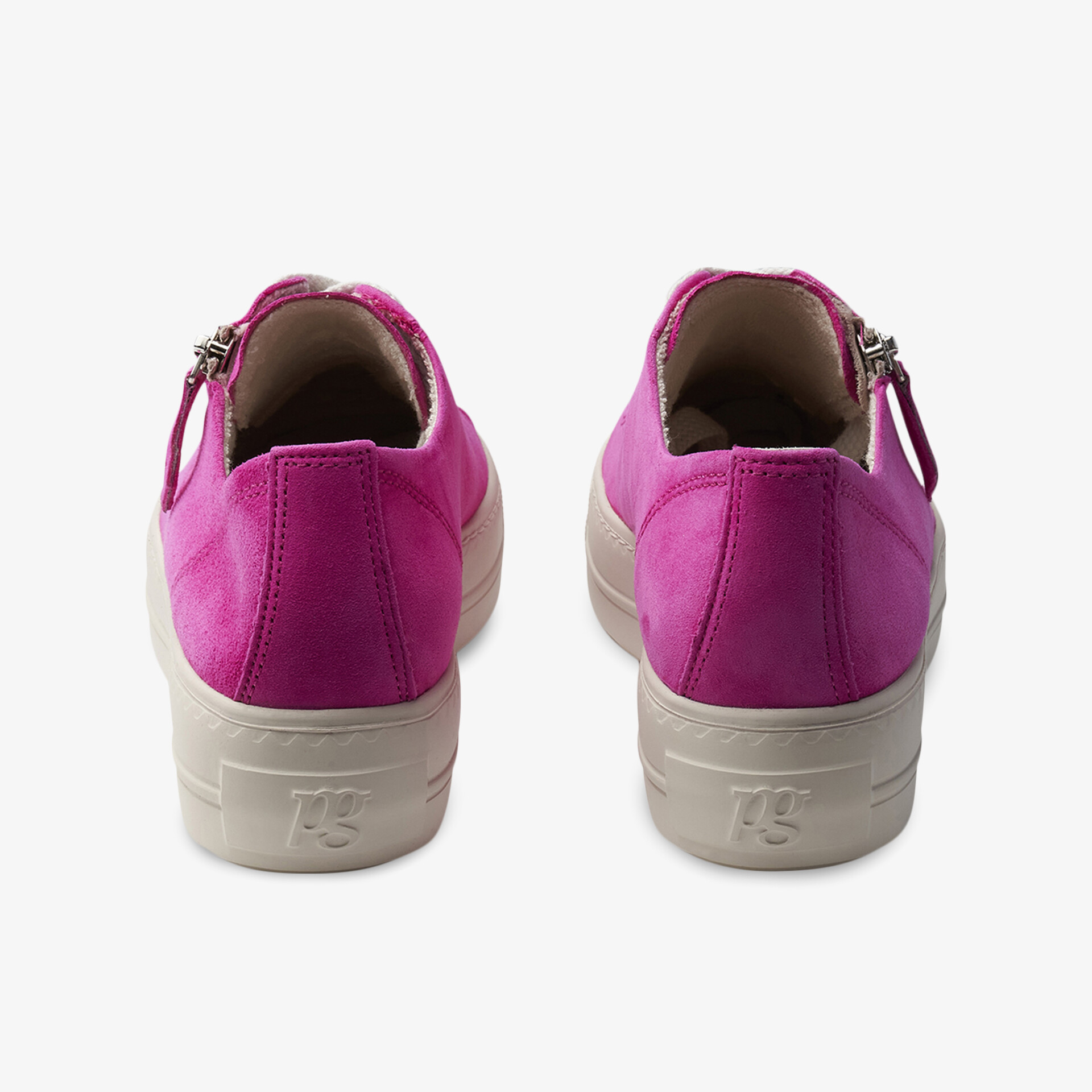 paul green Damen Plateau Schnürer pink