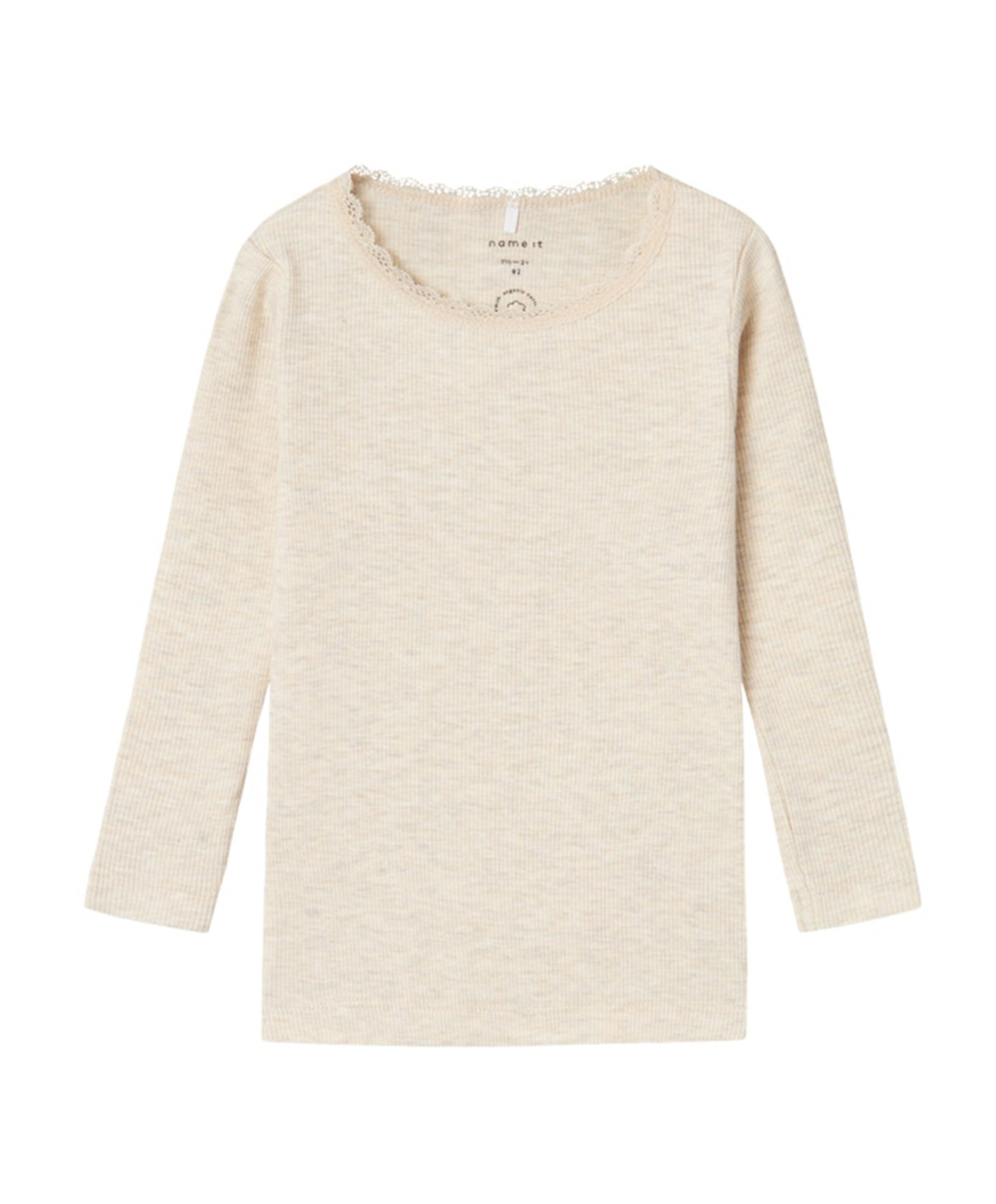 Name it Meisjes longsleeve beige