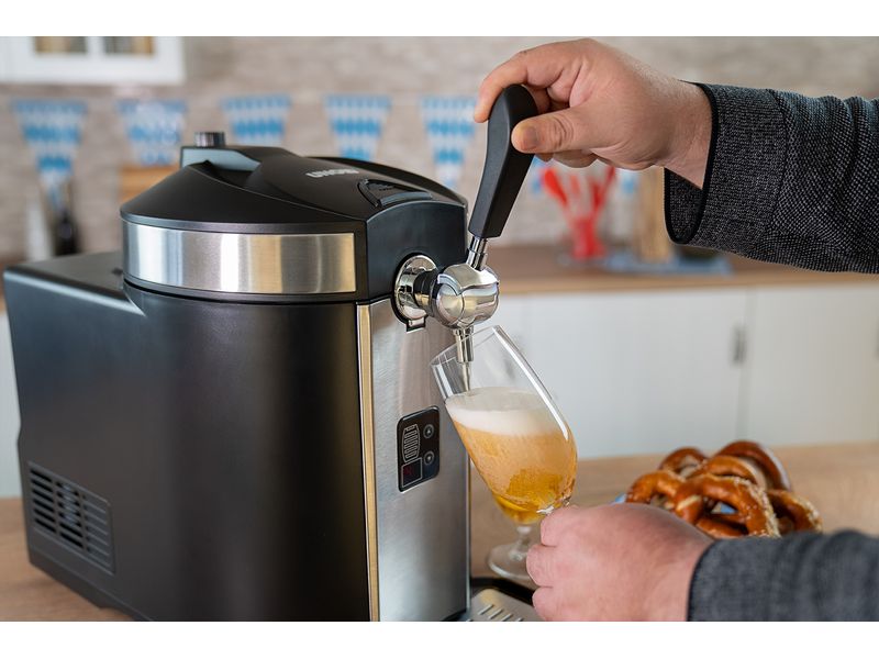 Unold Bierkühler Franzl Schwarz/Silber Bierzapfanlage