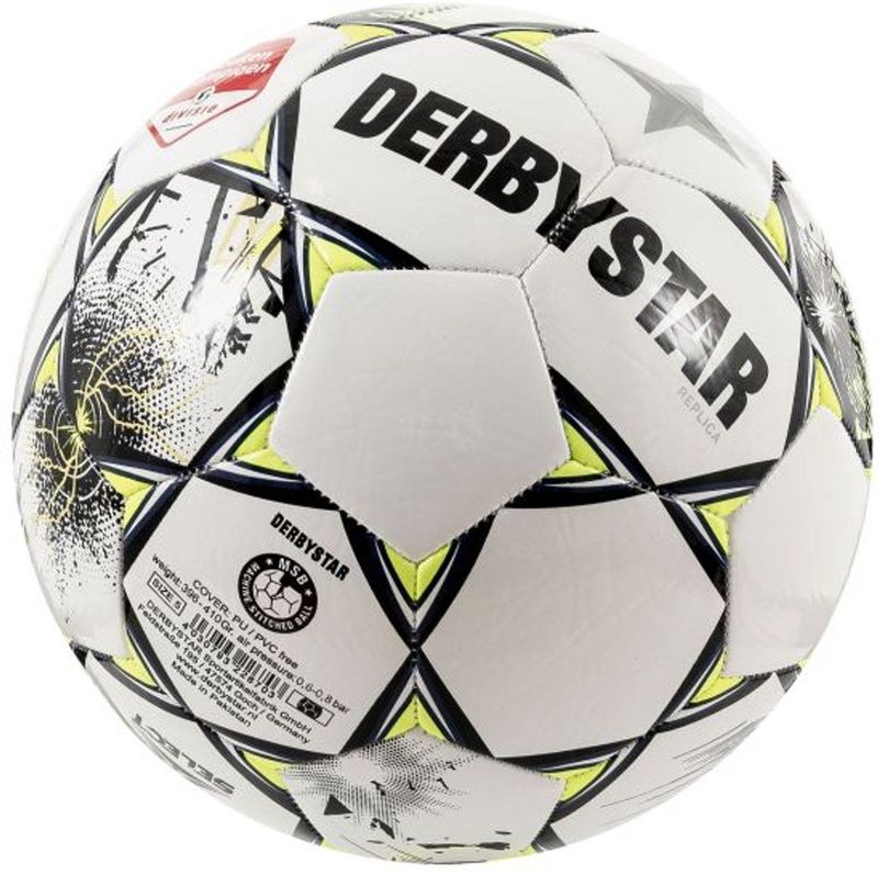 Derbystar - Keuken Kampioen Replica Bal - Voetbal - Wit - Kunststof