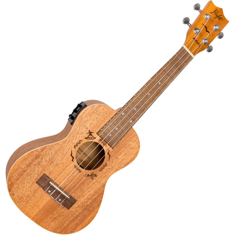 Flight Designer Series DUC323E elektrisch-akoestische concert ukelele met gigbag