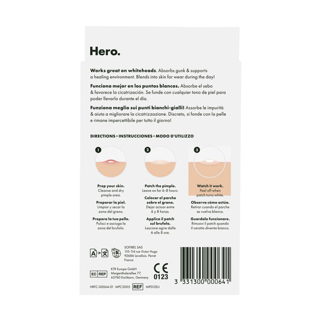 Hero  Mighty Patches Invisible Anti-Acne - 24un