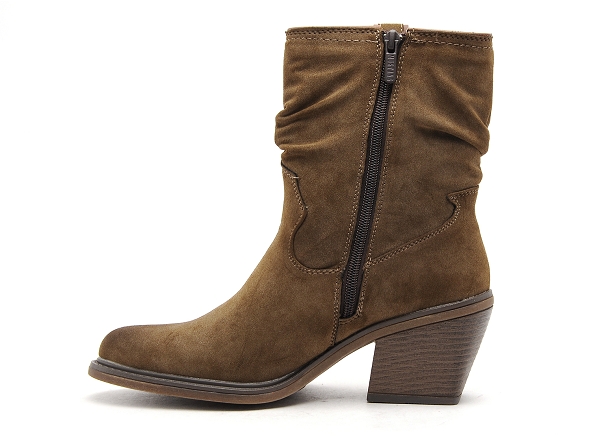 Mustang boots bottine talons femme 1479501 marron