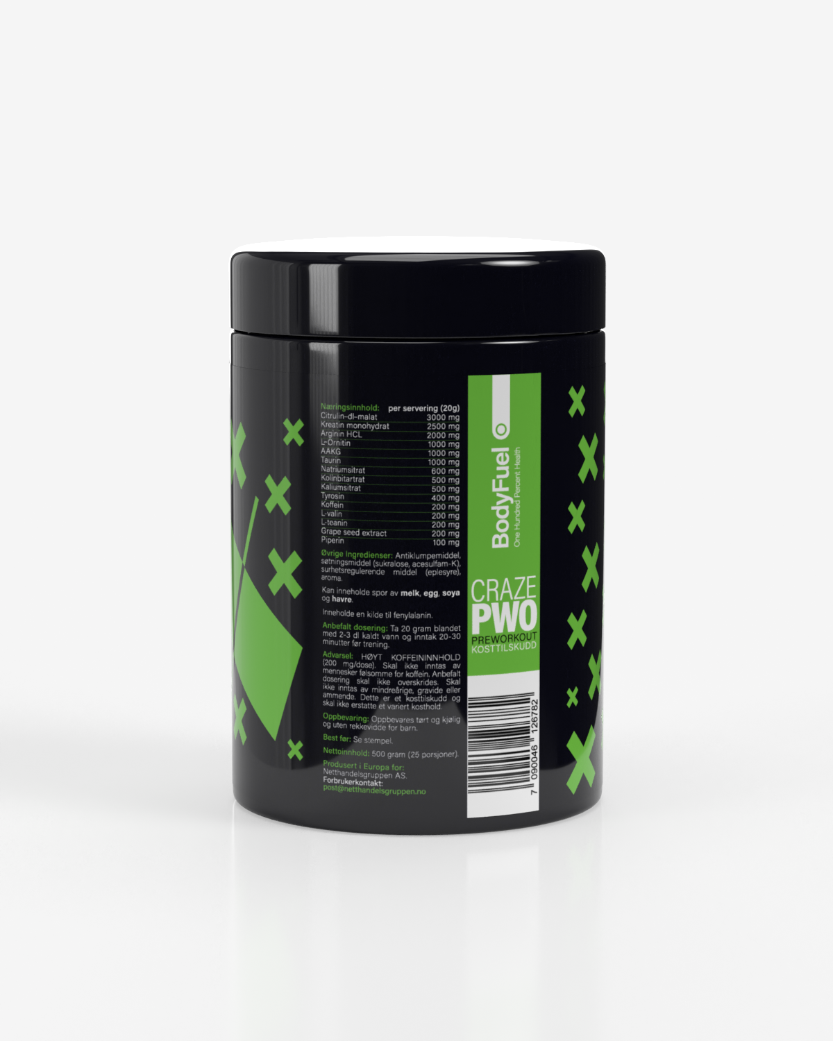 BodyFuel CRAZE PWO 2x500g