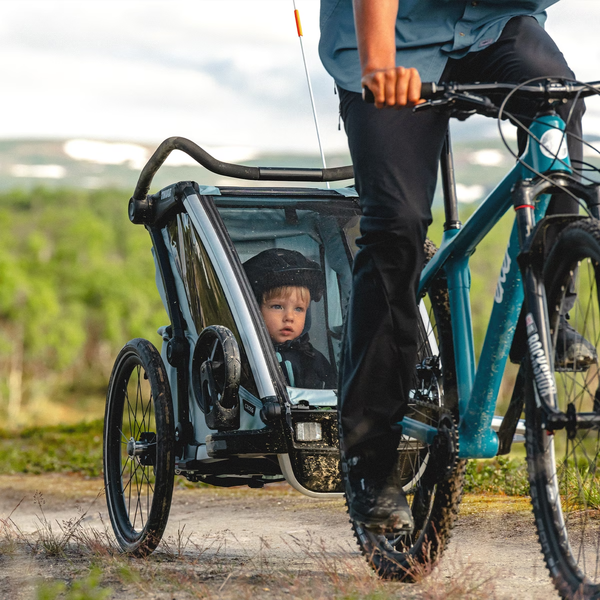 Thule Chariot Cross 2 Cykelanhænger Majolica Blå