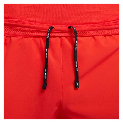 Short splité Nike AeroSwift 2in Rouge Homme