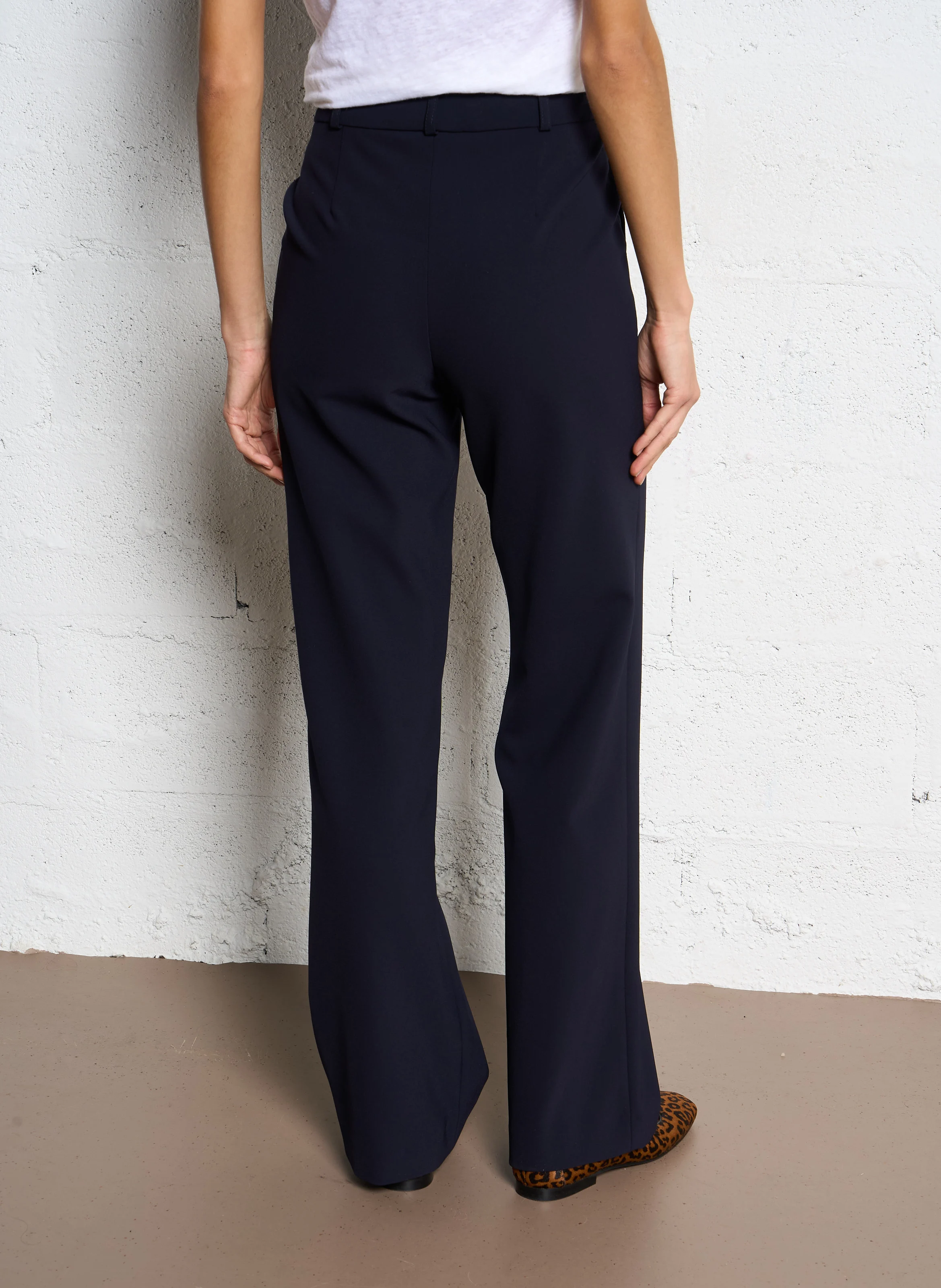 HUBERT - Pantalon droit | Bleu
