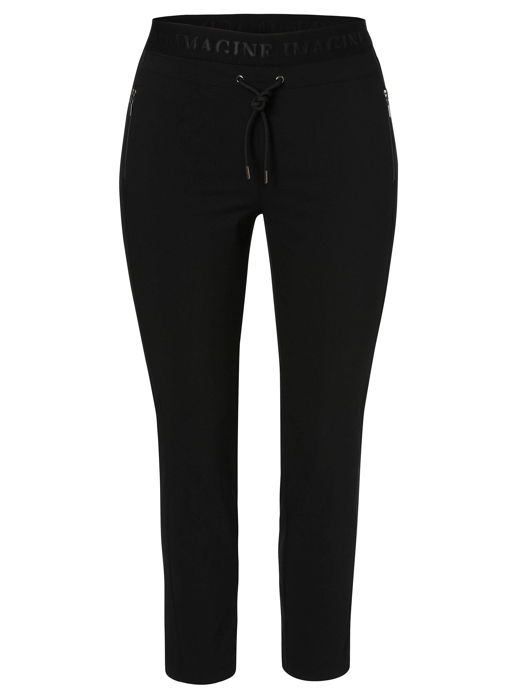 Extraschmale Joggpants mit Wording am Bund