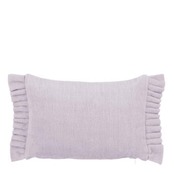 Sierkussen ruffled lila - l55xb35xh10cm