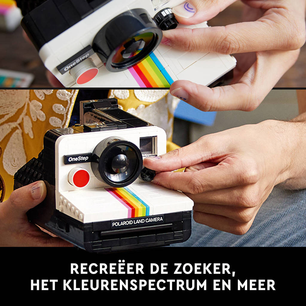 Mooi!Ideas Polaroid OneStep SX-70 camera Vintage Bouwpakket voor Volwassenen 21345