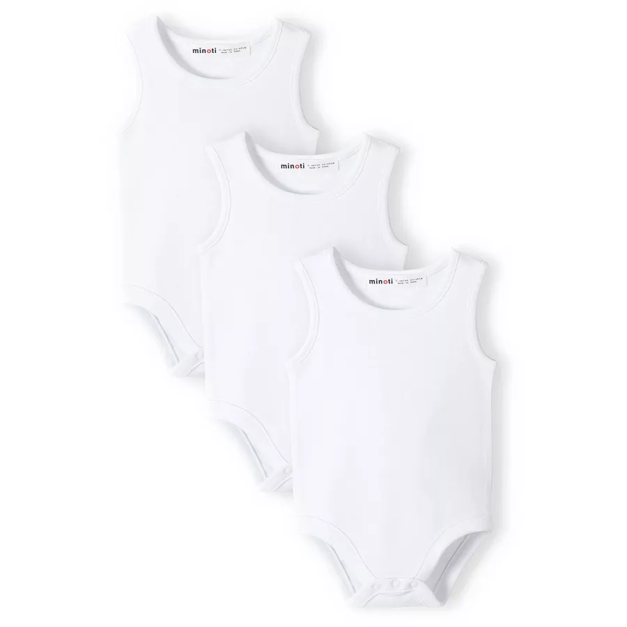 MINOTI 3er-Pack Bodys Weiß