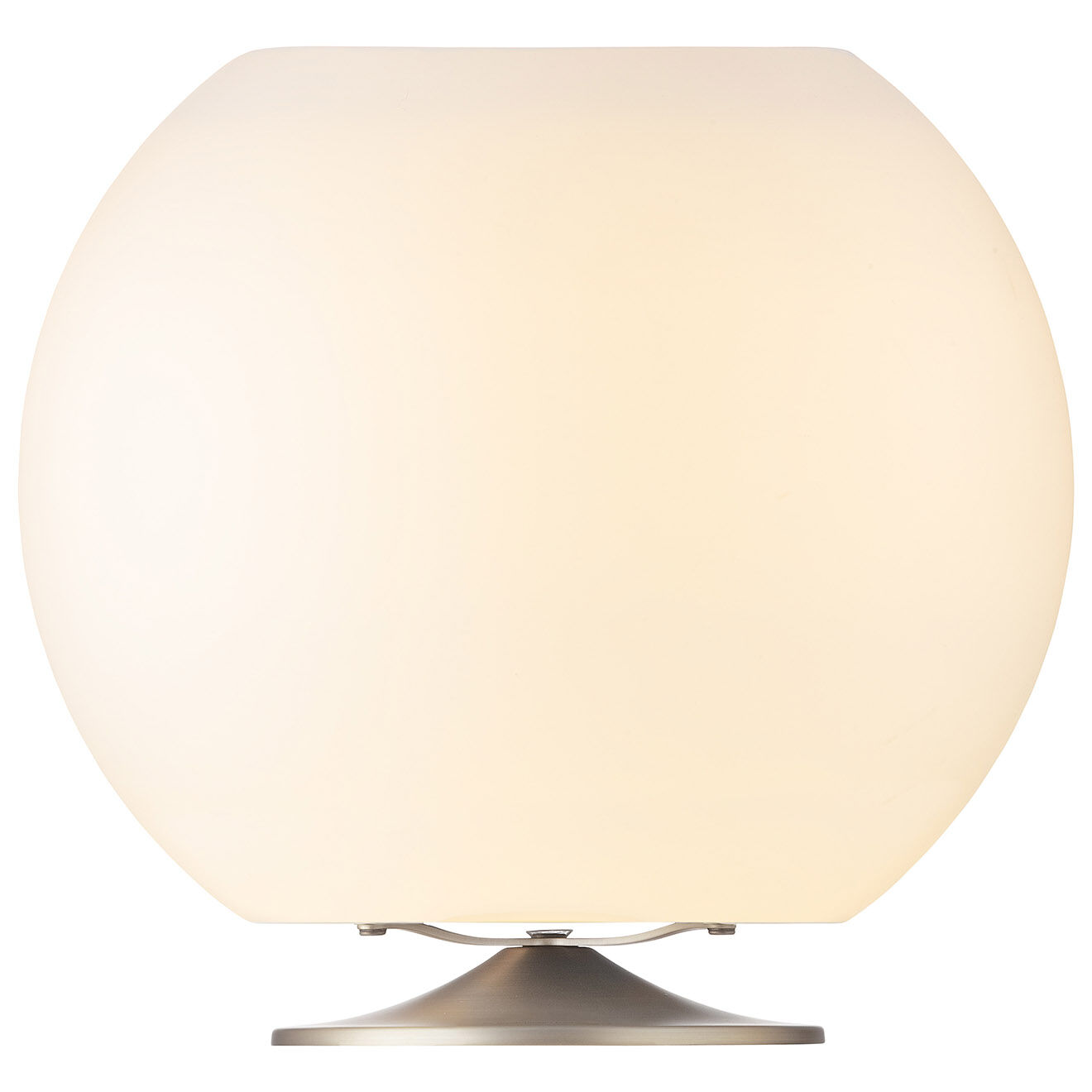 Kooduu Lampe Enceinte Bluetooth sans fil Sphere par Jacob Jensen Design argenté brossé - 38x38x31 cm