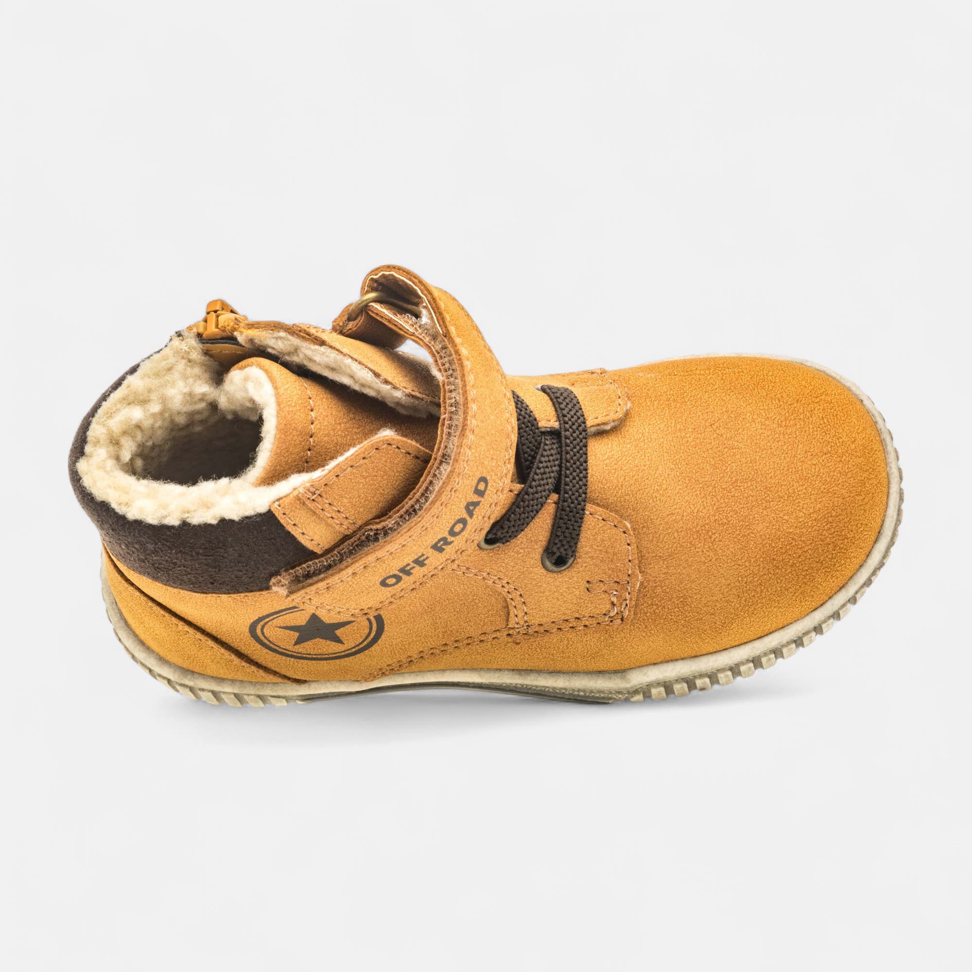 Baskets hautes Garçon cognac